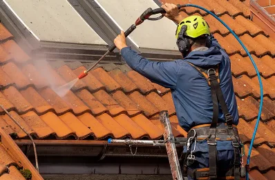 Démoussage et hydrofuge de toiture à Nébouzat
